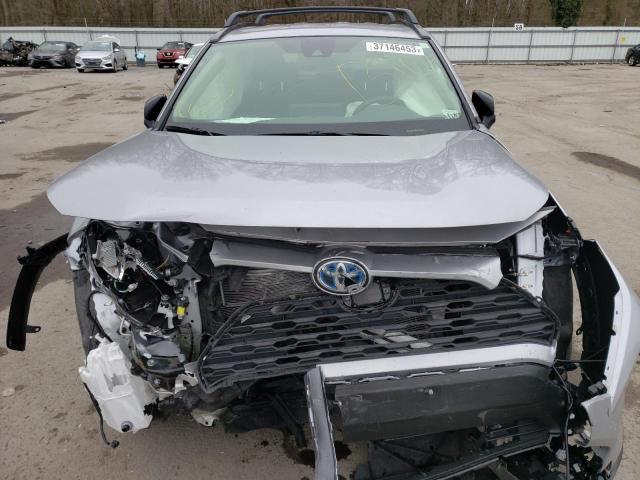 Photo 5 from auction – 2021 TOYOTA RAV4 LE with VIN JTMLWRFV8MD135549