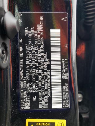 Photo 14 from auction – 2010 TOYOTA HIGHLANDER with VIN 5TDZK3EH8AS008380