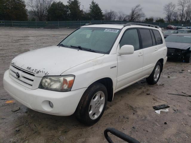 TOYOTA HIGHLANDER 2005 with VIN JTEDP21A550055756 - Photo from auction