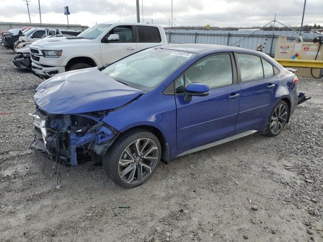 TOYOTA COROLLA SE 2022 with VIN 5YFS4MCEXNP104360 - Photo from auction