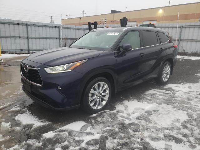 TOYOTA HIGHLANDER 2020 with VIN 5TDDZRBH4LS010661 - Photo from auction