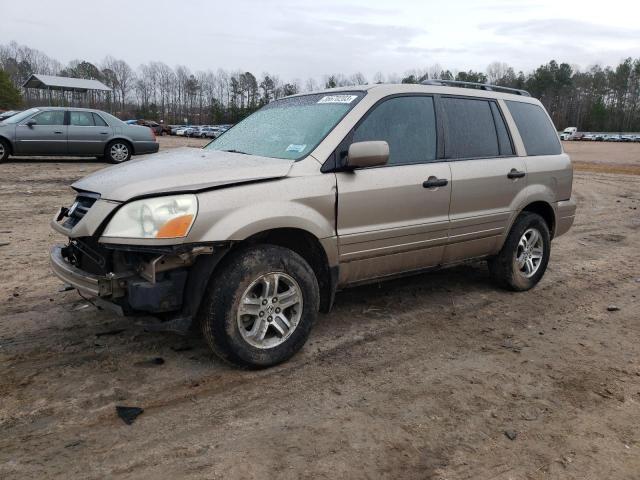 HONDA PILOT EXL 2004 with VIN 2HKYF18594H605862 - Photo from auction