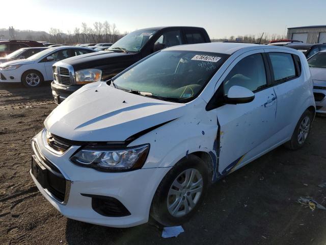 CHEVROLET SONIC 2019 with VIN 1G1JG6SB4K4105291 - Photo from auction
