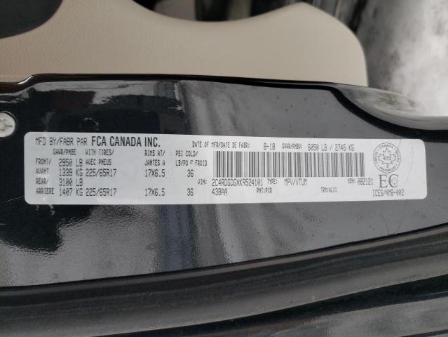 Photo 14 from auction – 2019 DODGE GRAND CARA with VIN 2C4RDGDGXKR524101
