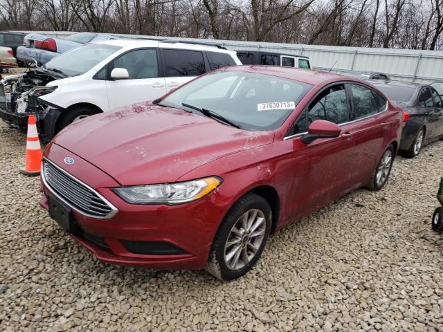 FORD FUSION SE 2017 with VIN 3FA6P0HD1HR377919 - Photo from auction