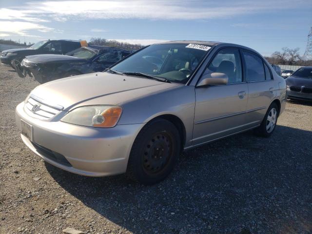 HONDA CIVIC EX 2002 with VIN JHMES26752S001733 - Photo from auction