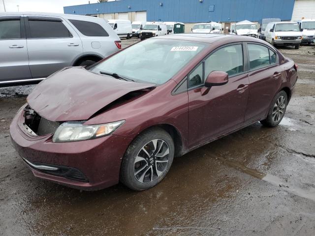 HONDA CIVIC EX 2013 z numerem VIN 19XFB2F83DE078217 - Zdjęcie z aukcji