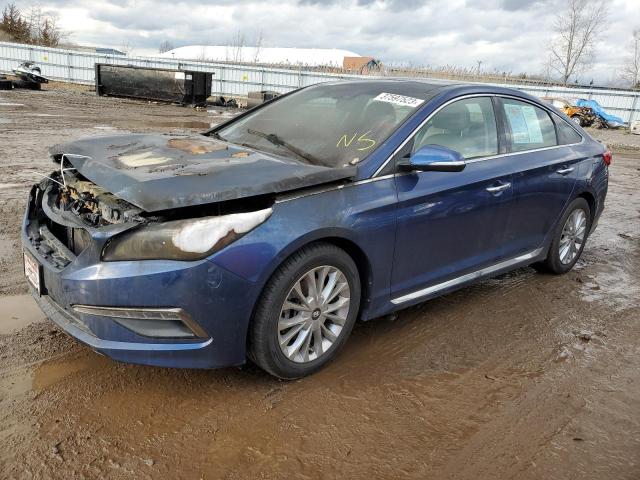 HYUNDAI SONATA SPO 2015 with VIN 5NPE34AF0FH030277 - Photo from auction