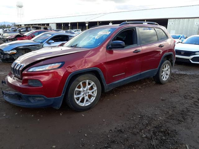 Photo 1 from auction – 2016 JEEP CHEROKEE S with VIN 1C4PJLAB0GW302876