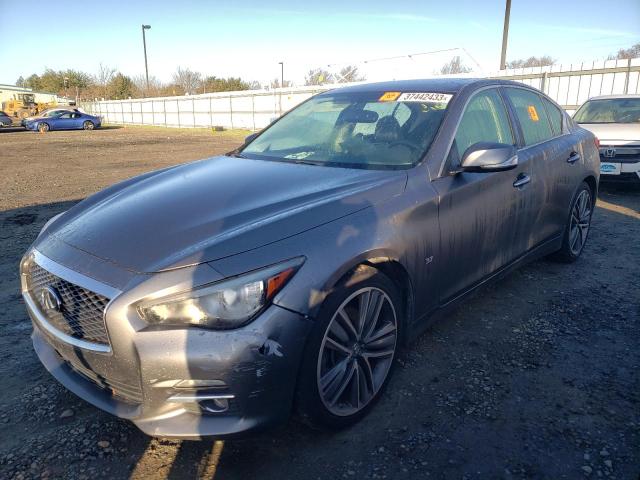 INFINITI Q50 BASE 2014 with VIN JN1BV7AR8EM686601 - Photo from auction