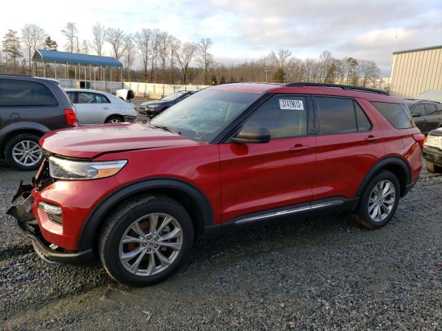 FORD EXPLORER X 2020 with VIN 1FMSK8DH8LGC73616 - Photo from auction