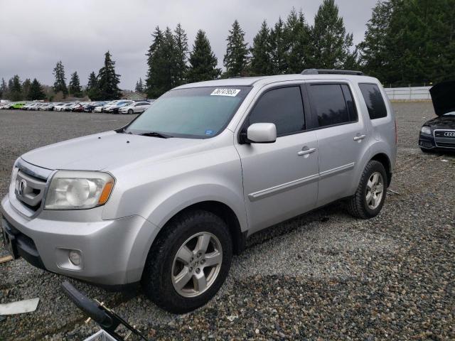 HONDA PILOT EXL 2011 with VIN 5FNYF4H57BB058877 - Photo from auction