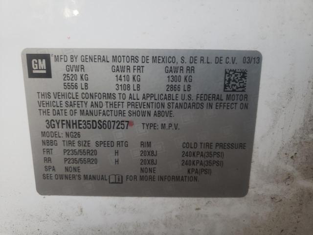 Photo 14 from auction – 2013 CADILLAC SRX PERFOR with VIN 3GYFNHE35DS607257