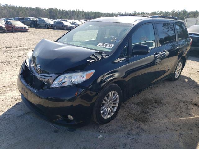 TOYOTA SIENNA XLE 2015 with VIN 5TDYK3DC3FS629003 - Photo from auction