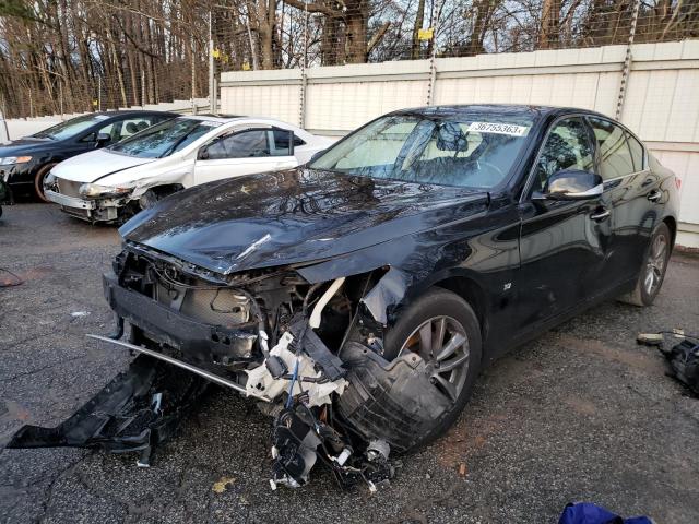 INFINITI Q50 BASE 2014 with VIN JN1BV7AR5EM697569 - Photo from auction