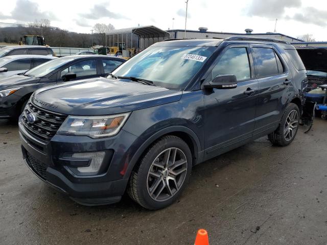FORD EXPLORER S 2017 with VIN 1FM5K8GT7HGE07908 - Photo from auction