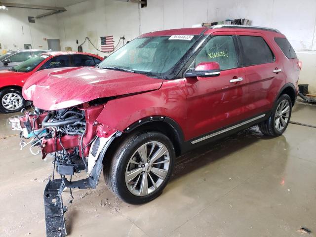FORD EXPLORER L 2019 with VIN 1FM5K8FH7KGA53585 - Photo from auction