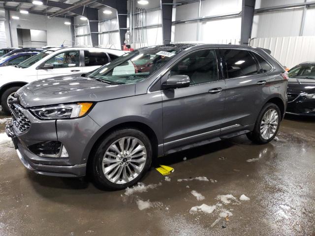 FORD EDGE TITAN 2021 with VIN 2FMPK4K90MBA01676 - Photo from auction