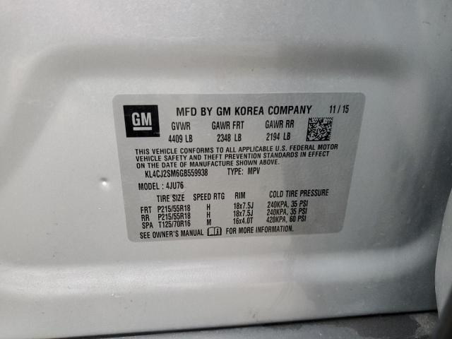 Photo 14 from auction – 2016 BUICK ENCORE SPO with VIN KL4CJ2SM6GB559938