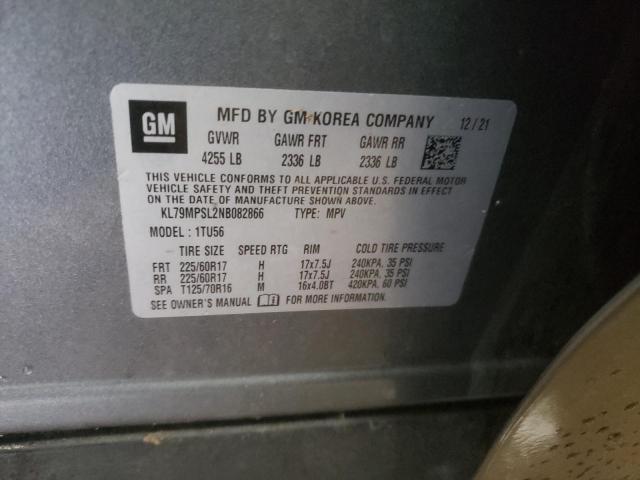 Photo 14 from auction – 2022 CHEVROLET TRAILBLAZE with VIN KL79MPSL2NB082866