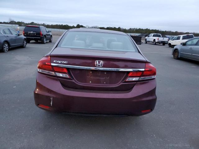 Photo 6 from auction – 2013 HONDA CIVIC LX with VIN 19XFB2F59DE266374