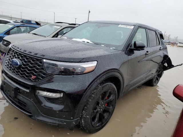 FORD EXPLORER S 2022 with VIN 1FM5K8GCXNGB74506 - Photo from auction