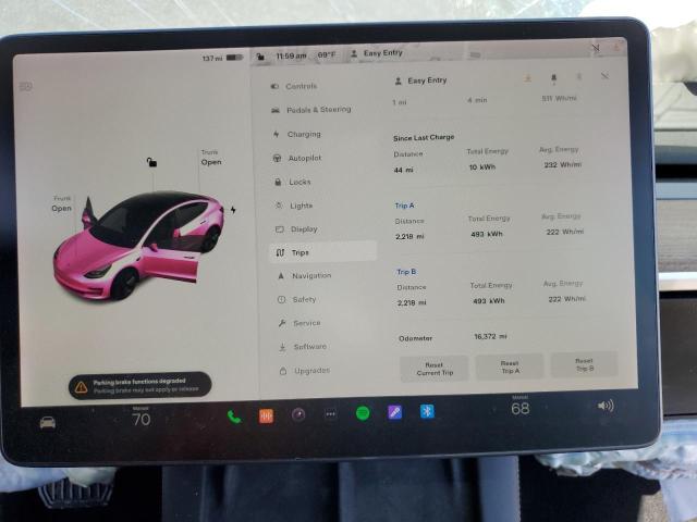 Photo 9 from auction – 2021 TESLA MODEL 3 with VIN 5YJ3E1EAXMF981029