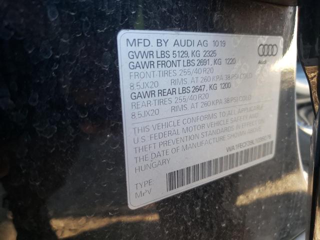 Photo 14 from auction – 2020 AUDI Q3 PRESTIG with VIN WA1FECF39L1035076