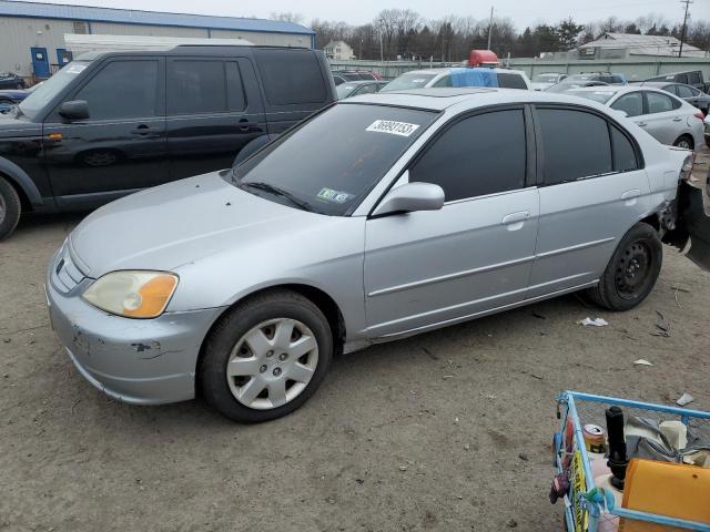 HONDA CIVIC EX 2001 with VIN 2HGES25751H590230 - Photo from auction