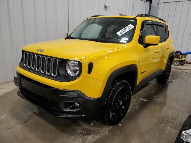 JEEP RENEGADE L 2015 with VIN ZACCJBBT1FPC38200 - Photo from auction