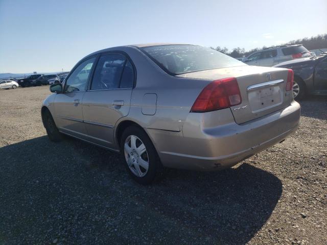 Photo 2 from auction – 2002 HONDA CIVIC EX with VIN JHMES26752S001733