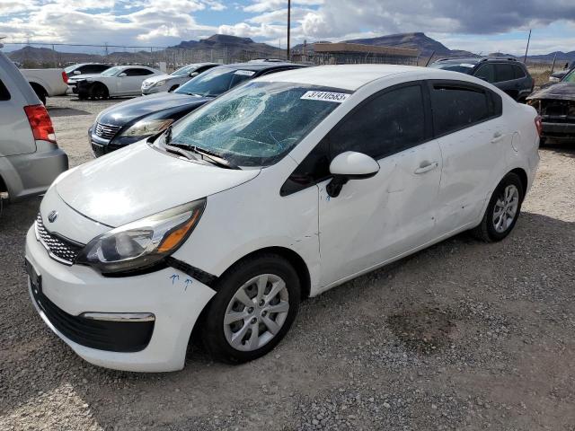KIA RIO LX 2016 with VIN KNADM4A38G6564893 - Photo from auction