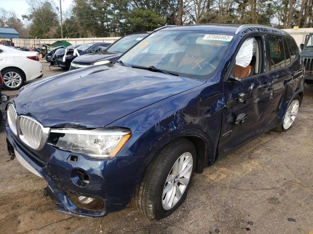 BMW X3 XDRIVE2 2015 with VIN 5UXWX9C56F0D62586 - Photo from auction