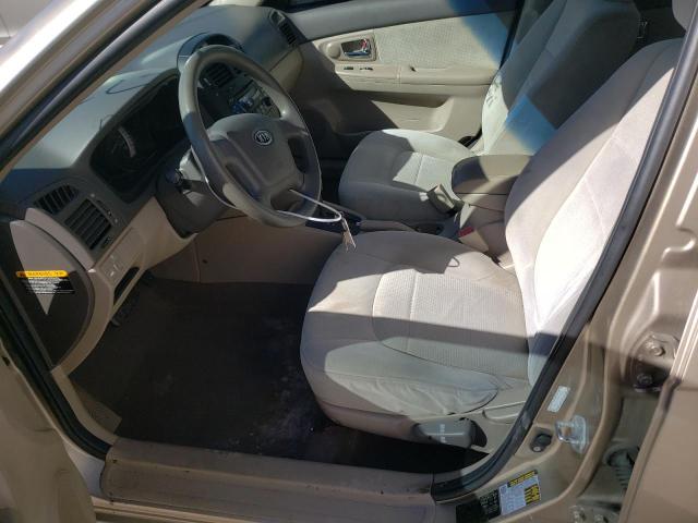 Photo 7 from auction – 2007 KIA SPECTRA EX with VIN KNAFE121975490469