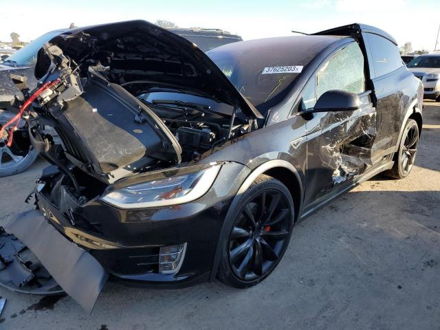 TESLA MODEL X 2016 with VIN 5YJXCAE45GF001308 - Photo from auction