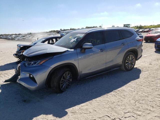TOYOTA HIGHLANDER 2021 مع رقم تعريف المركبة 5TDFZRAH6MS071179 - صورة من المزاد