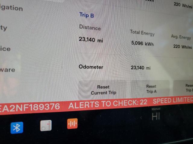 Photo 9 from auction – 2022 TESLA MODEL 3 with VIN 5YJ3E1EA2NF189376