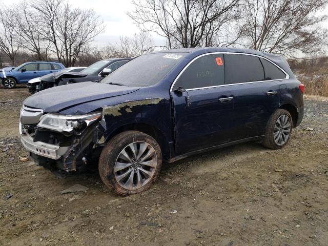 ACURA MDX TECHNO 2014 with VIN 5FRYD4H44EB027568 - Photo from auction