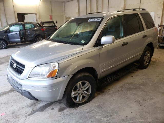 HONDA PILOT EXL 2004 with VIN 2HKYF187X4H598521 - Photo from auction
