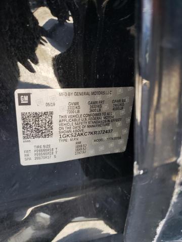 Photo 14 from auction – 2019 GMC YUKON SLE with VIN 1GKS2AKC7KR372437