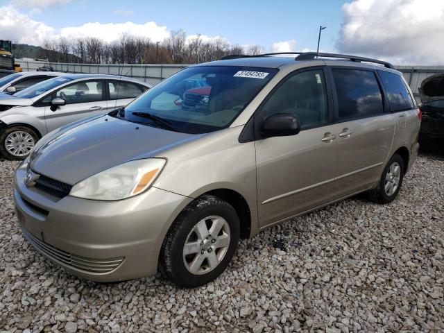 TOYOTA SIENNA CE 2004 with VIN 5TDZA23C04S010567 - Photo from auction