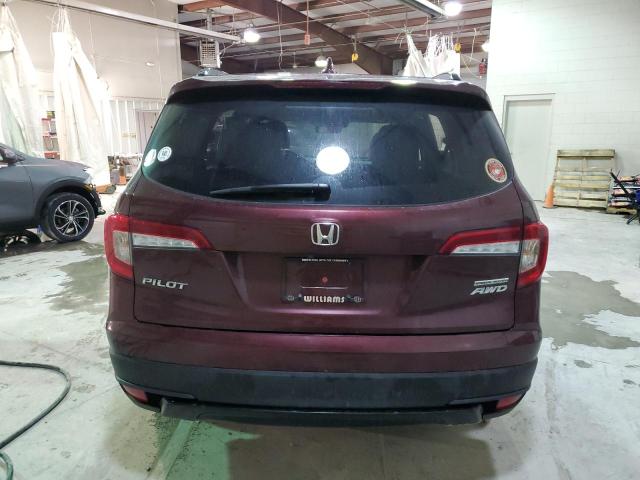 Photo 6 from auction – 2022 HONDA PILOT SE with VIN 5FNYF6H2XNB005225