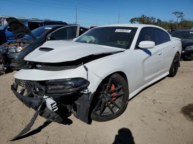 DODGE CHARGER R/ 2021 with VIN 2C3CDXCT2MH684880 - Photo from auction