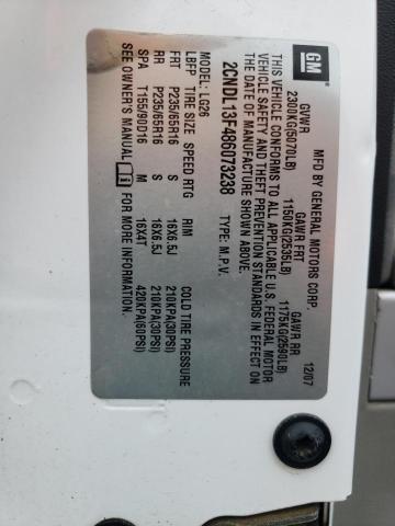 Photo 14 from auction – 2008 CHEVROLET EQUINOX LS with VIN 2CNDL13F486073238