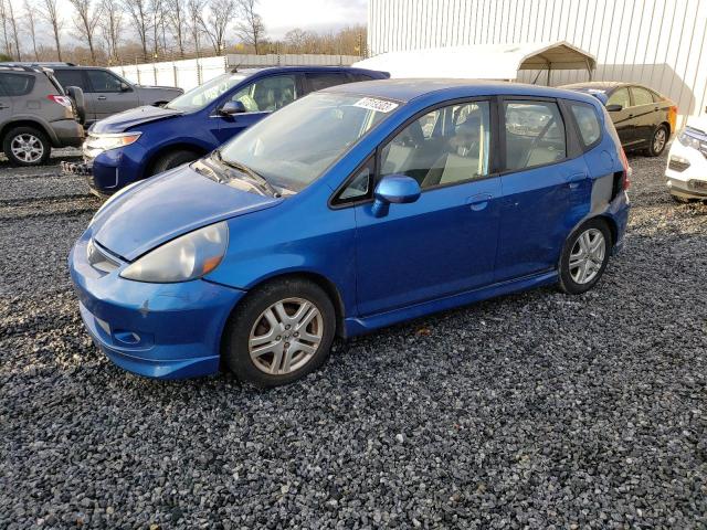 HONDA FIT S 2007 with VIN JHMGD38657S036874 - Photo from auction