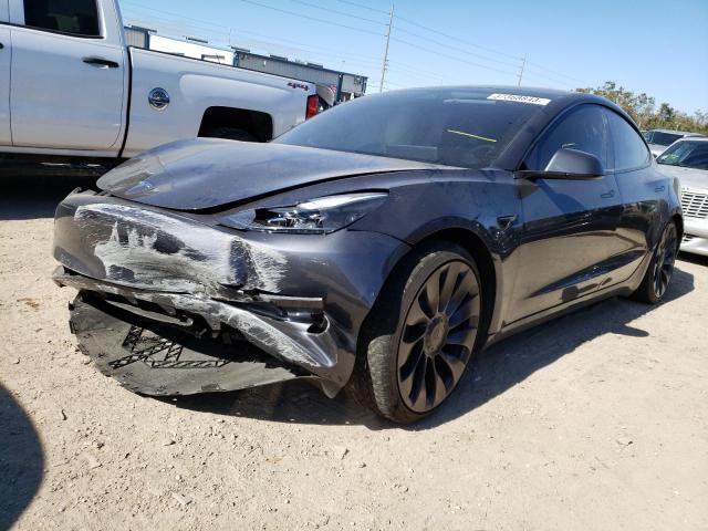 TESLA MODEL 3 2022 with VIN 5YJ3E1EC9NF125272 - Photo from auction