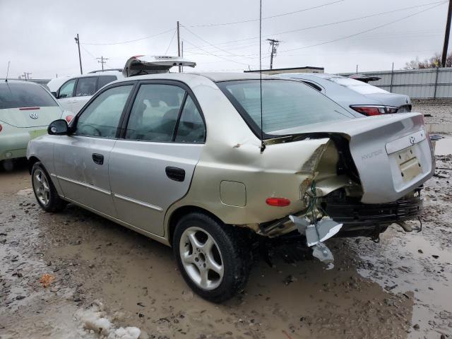 Photo 2 from auction – 2002 HYUNDAI ACCENT GL with VIN KMHCG45C22U361157