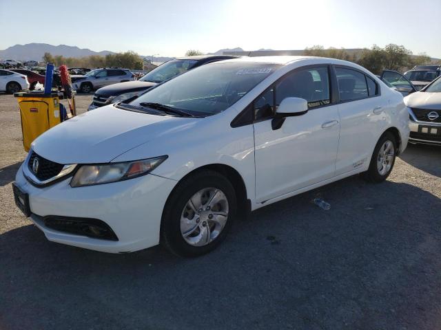 HONDA CIVIC LX 2013 with VIN 19XFB2F50DE092064 - Photo from auction