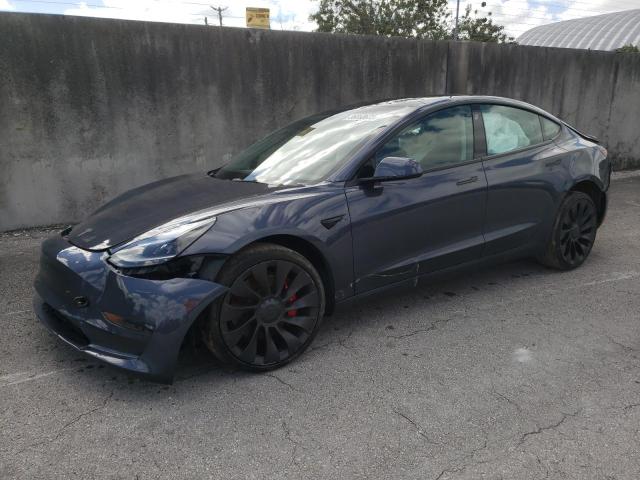 TESLA MODEL 3 2022 with VIN 5YJ3E1EC6NF194565 - Photo from auction