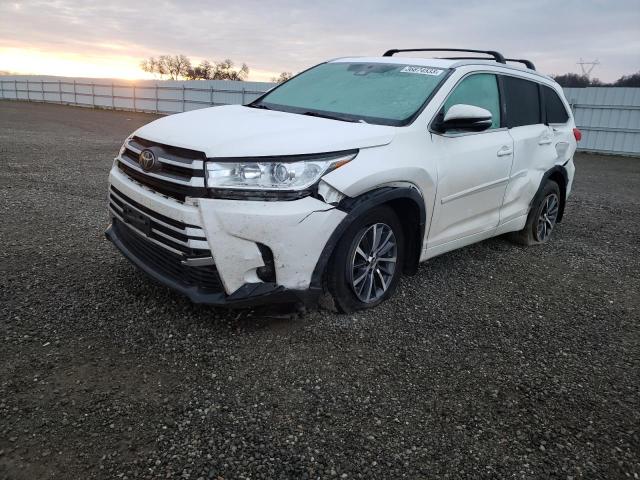 TOYOTA HIGHLANDER 2018 with VIN 5TDJZRFHXJS859204 - Photo from auction